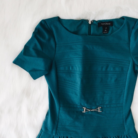 White House Black Market Dresses & Skirts - WHBM Teal Lotus Dress